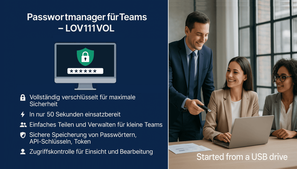 Passwortverwaltung für Teams
