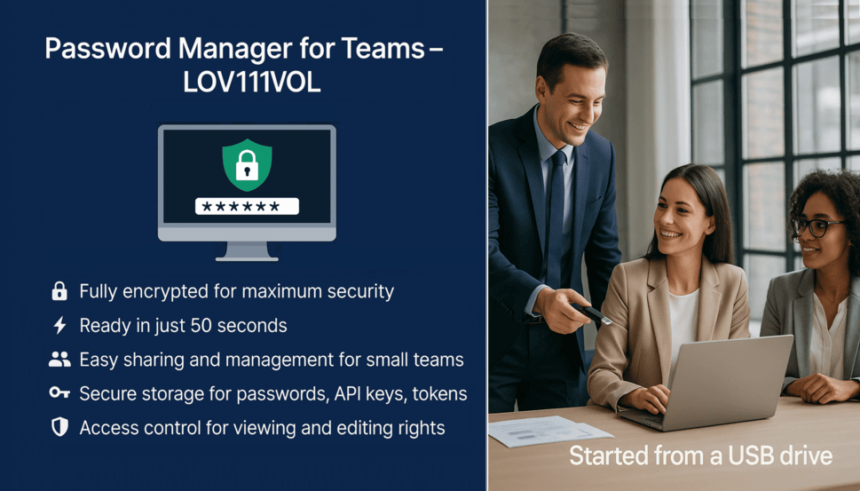Password Manager for Single Users and Teams