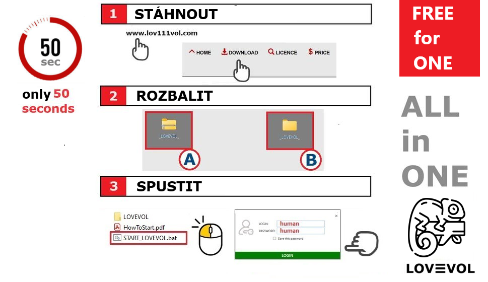 Jak nainstalovat aplikaci LOV111VOL jednoduchý návod